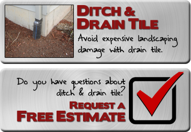 Ditch and Drain Tile from Gutter & Home Solutions